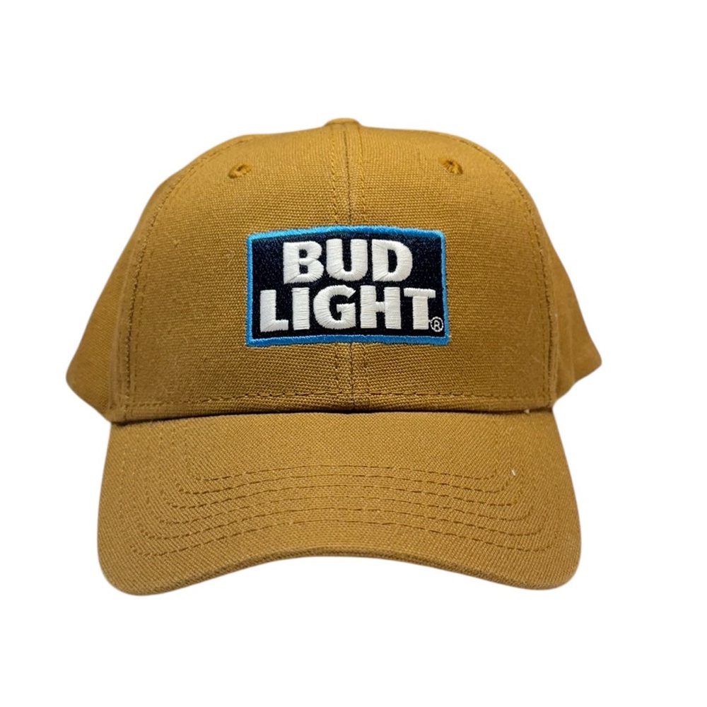 Bud Light Beer Baseball Cap Snapback H3 Headwear Brown